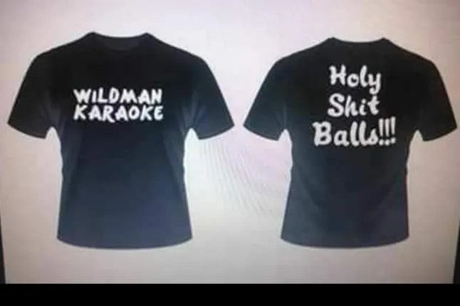 Wildman Karaoke T Shirt